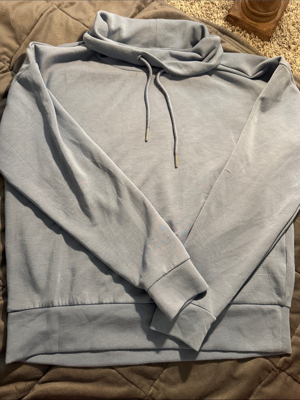 Light Blue Pullover Sweatshirt